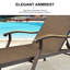 Chaise longue inclinable 59,84 po Erelah-1803302926