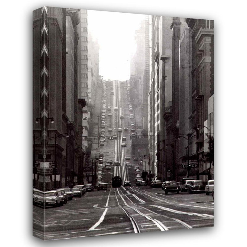 California Street - San Francisco, 1960, H 48 po x l 35 po