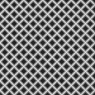 Tapis gris/zone noire à motifs