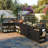 41.9" Wide Outdoor Kitchen Island With Extendable Stainless Steel Top - 19.3" To 28" Deep BBQ Prep Table - Solid Fir Wood Grill Cart With Propane Tank Storage - Black-1881310686
