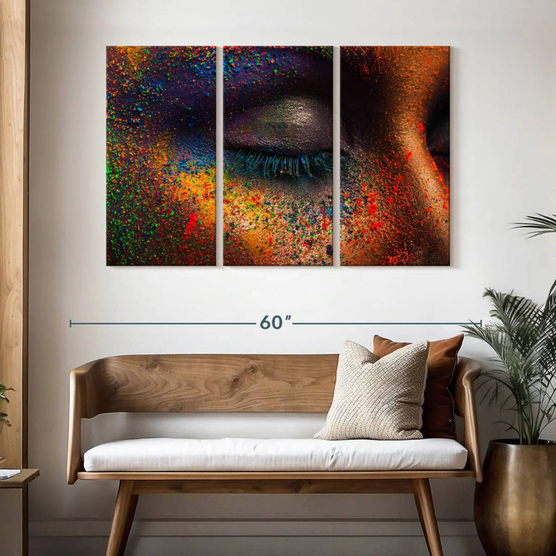 Shuttleworth Creative Speckled Makeup, 32" H x 50" W