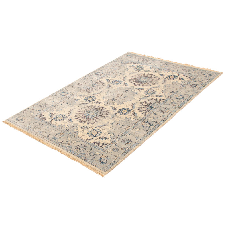 Tapis crème Lenoria Agra Jaipur 5 pi 6 po x 8 pi 1 po