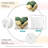 4 Pcs Golden Leaves Pattern Decorative Pillow Covers