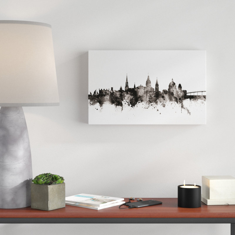 « annapolis maryland horizon iii », impression sur toile, H 12 po x l 19 po x P 2 po