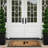 Monogram Natural Coir & Rubber Door Mat with Geometric Border — Heavy-Duty, Dirt-Trapping, Non-Slip Outdoor Entry Mat-414025795-414025802