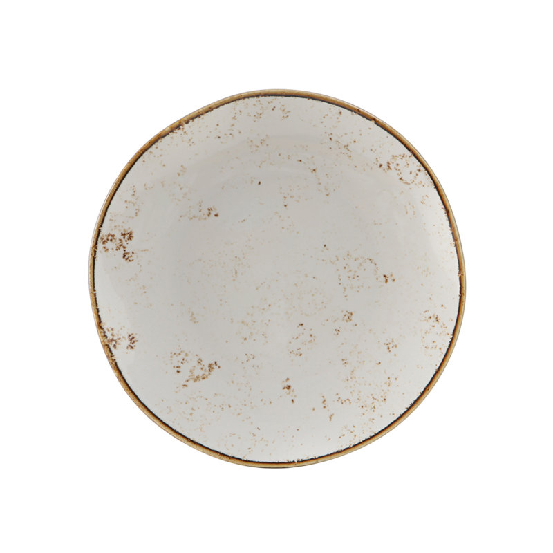 Artisan Dinner Plate, Geode Agave White
