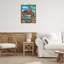 «Lassoing Cowboy Scene», art mural encadré par John Dixon-729455423-729455416