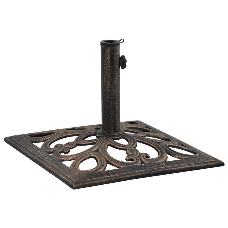 Tabitha 12kg Cast Iron Free Standing Umbrella Base, Bronze