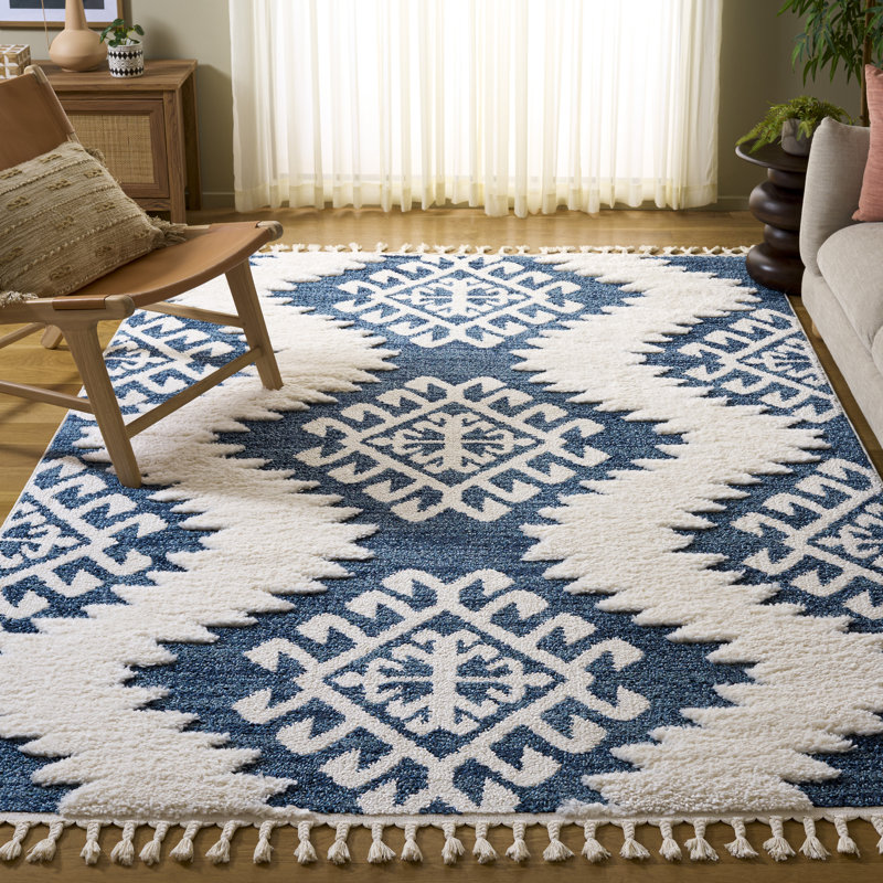 Baar Tassel Shag Performance Southwestern Rug, Rectangle 6'7" x 9'2"