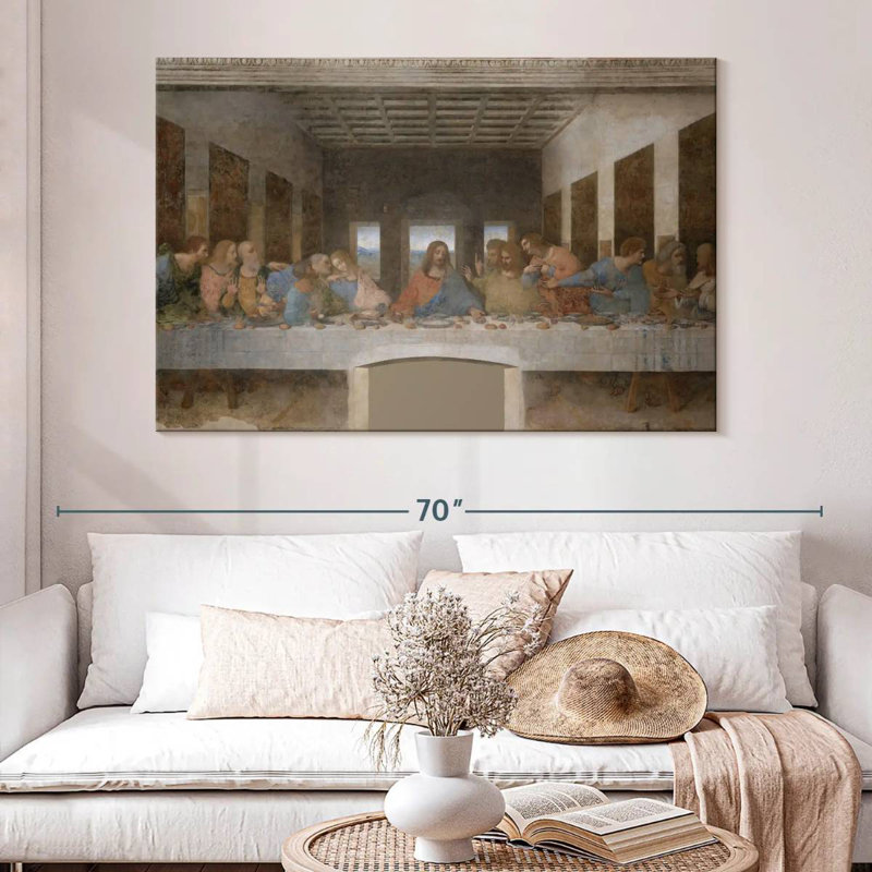 Adella la Cène 1495-98, H 34 po x l 51 po