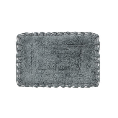 Rosellen 100% Cotton Non-Slip Bath Rug