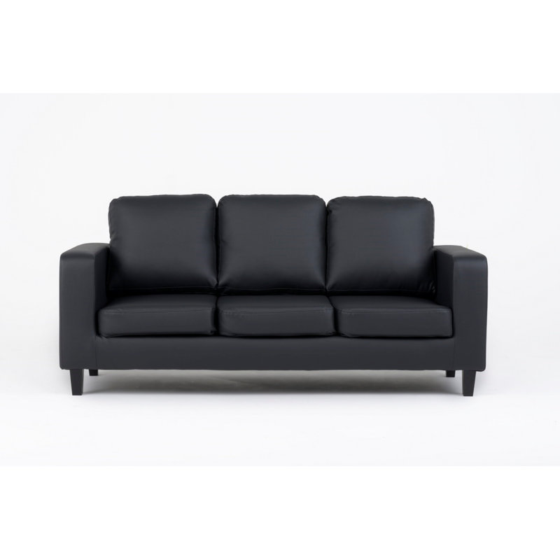 Absarokee 3 Seater Sofa Faux Leather