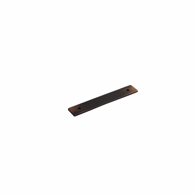 Schaub Vinci Backplate for Cabinet/Drawer Pull, Antique Bronze, 4.5" H x 0.75" W