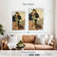 Femme Samurai Warrior sur toile-1636524191