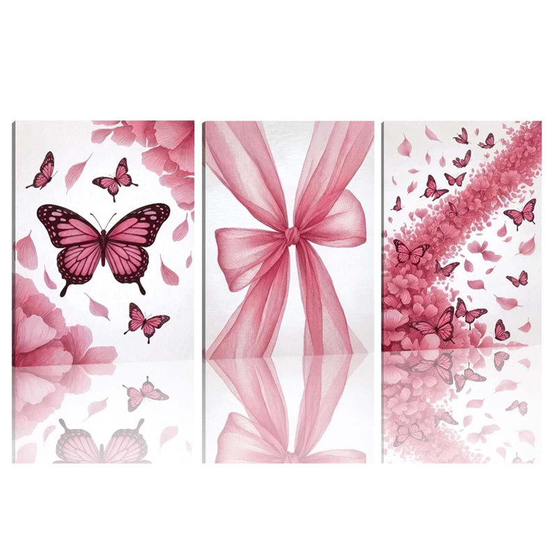 3 Piece Wrapped Canvas Wall Art