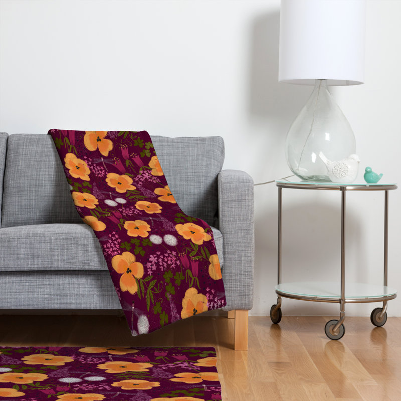 Joy Laforme Hand Woven Throw Blanket