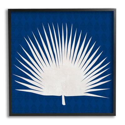 " Fan Palm Leaf Silhouette " by Susan Jill