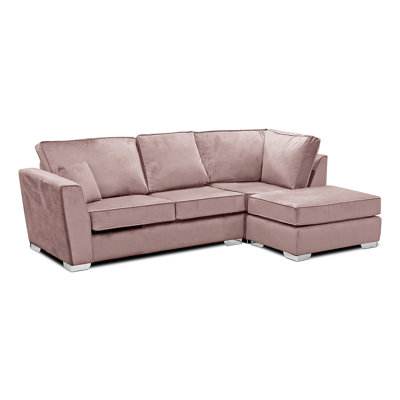 Quade 4 Seater Velvet Corner Sofa 