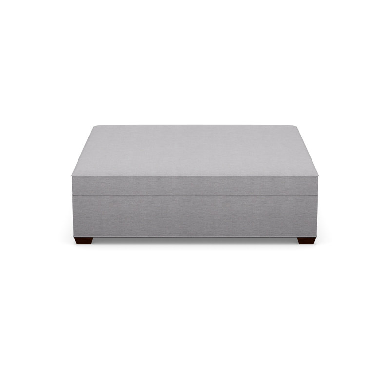 Square Ottoman, 8938-81, Walnut