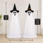 Ensemble de 2 décorations d'Halloween fantôme avec télécommande et minuterie