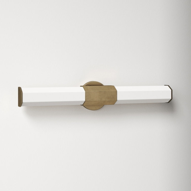 Belden Single Frosted Dimmable LED Bath Bar