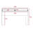 Black Wengue 2-Drawer Computer Desk(Desk)