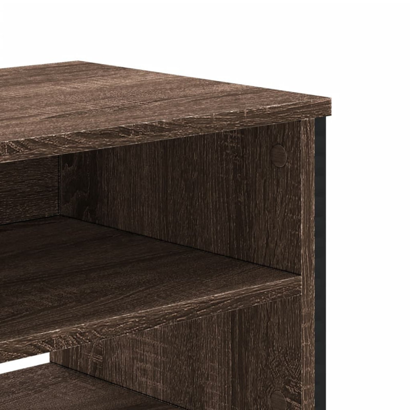 Andan Unfinished TV Stand, 122cm, Brown Oak