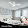 36'' Elaise 3 - Blade LED Flush Mount Ceiling Fans with Lights