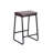 Ebern Designs Senga Bar Stools Set Of 2, Pu Leather, Iron Legs-1687850896