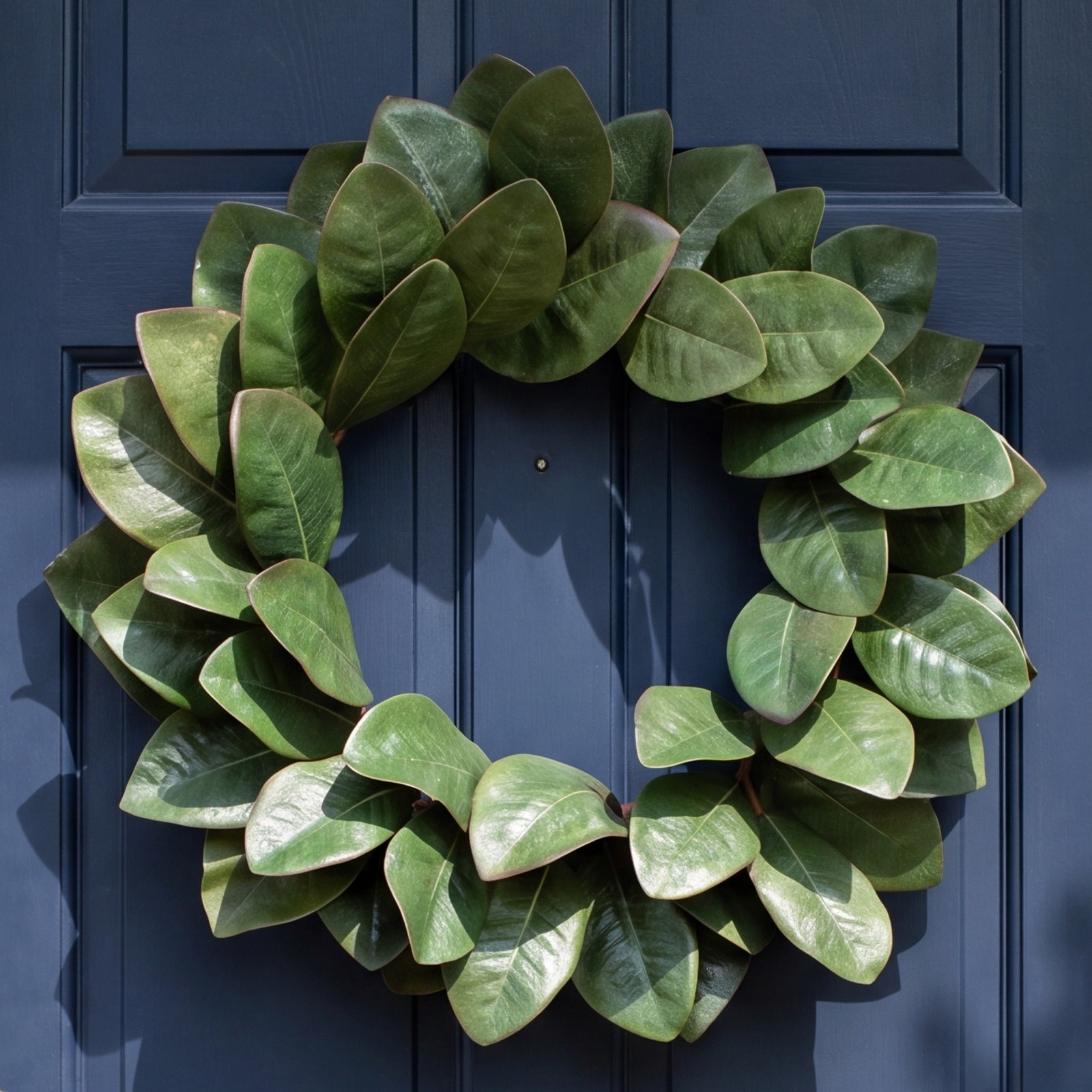 20" Diane Artificial Magnolia Leaf Wreath