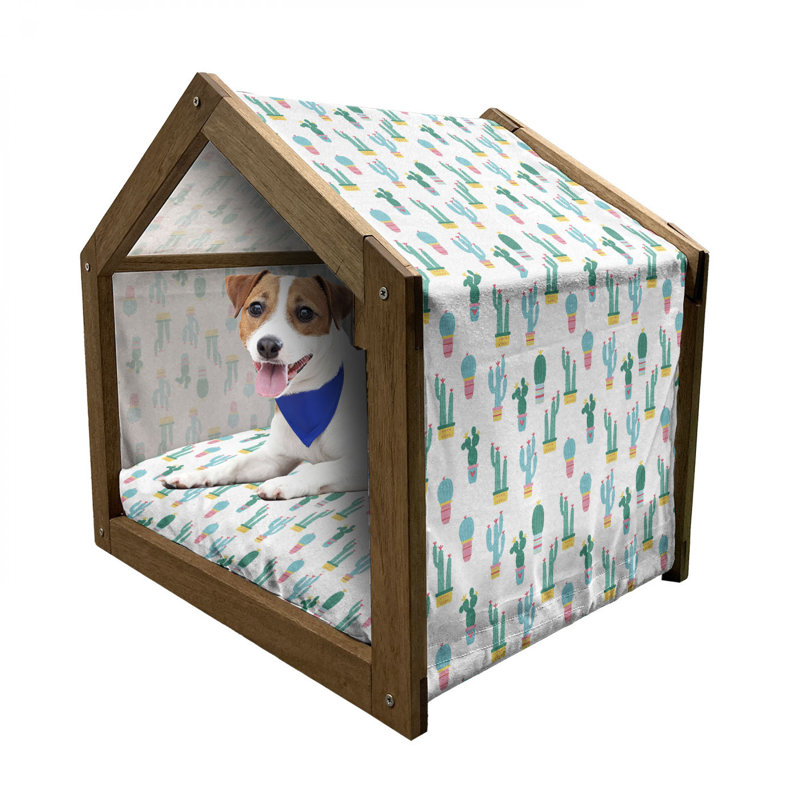 Niche pour chien en bois, H 25,59 po x l 29,53 po x P 21,65 po