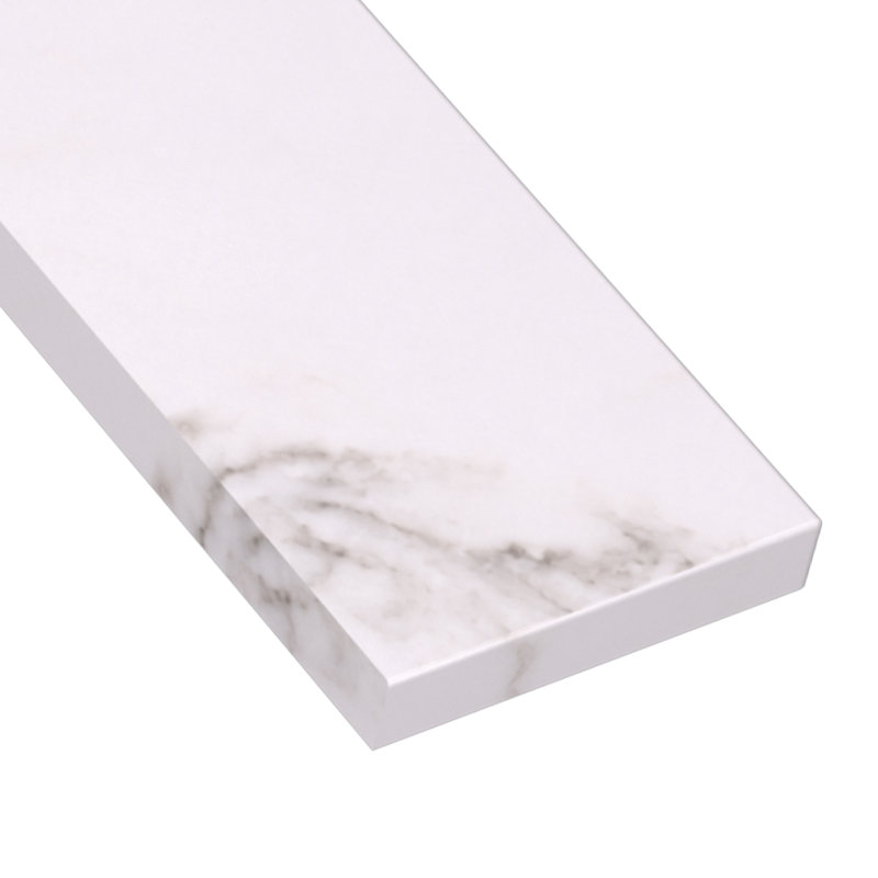 21.25" White Quartz Stone Vanity Top Side Splash