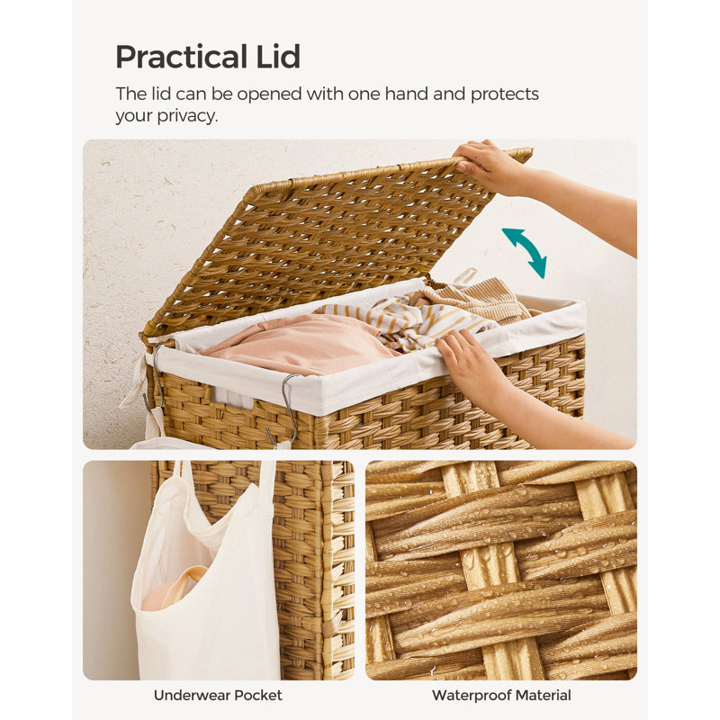 Rolling Laundry Sorter with Handles