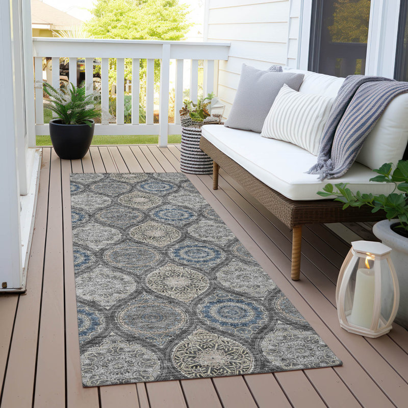 Tapis Chayden avec envers antidérapant, Tapis de couloir 2 pi 3 po x 7 pi 6 po