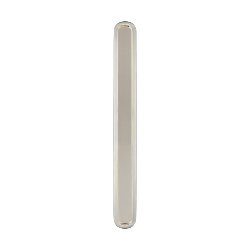 Emera 1 - Light LED Vanity Light, 18" H x 2" W x 1.4" D, Polished Nickel