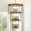 Lustre gradué à 12 lumières à niveaux-107485036