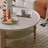Household cream style solid wood coffee table-103109360