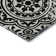 Premium Machine Washable Prisco Black Rug