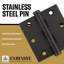 Charnière de porte simple 3 po H x 3 po-71108005