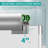 56"-60" W x 58" H Double Sliding Semi-Frameless Bathtub Shower Door with Tempered Glass-114023130