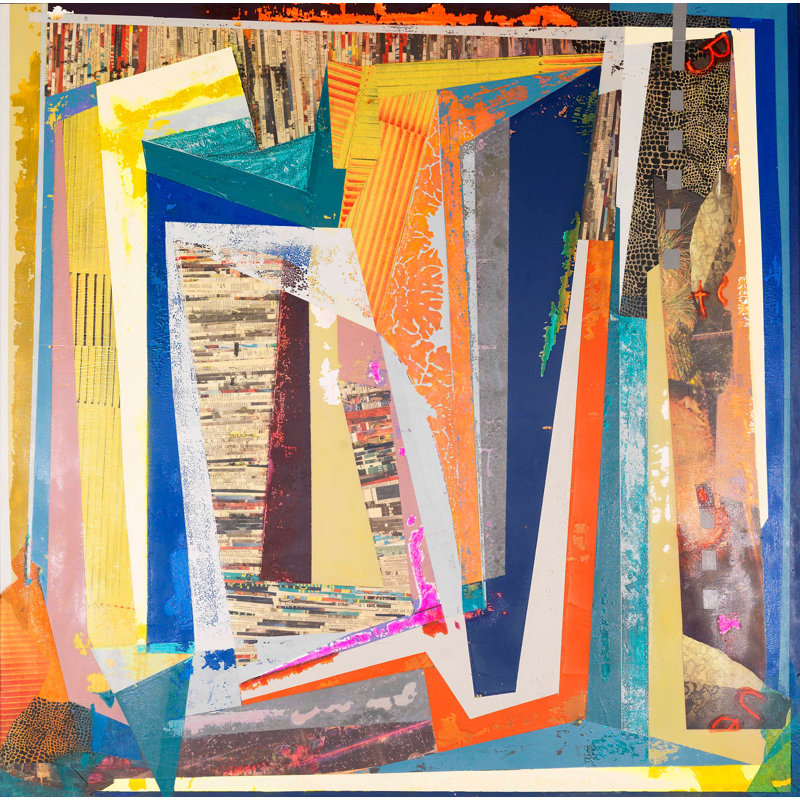 Pieces Of Times II Painting, 36" H x 24" W