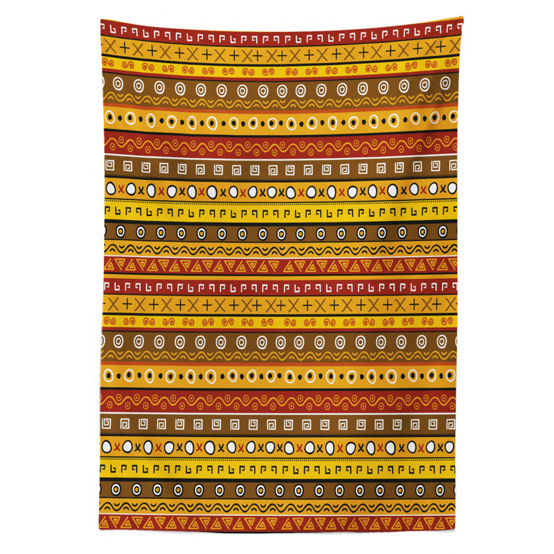 Primitive Dining Room Kitchen Tablecloth, 84" L x 60" W