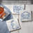 Coastal Sketch 4-Pack Assorted Tumbled Tile Coasters