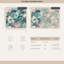 Papier peint floral Serene Botanical Bloom