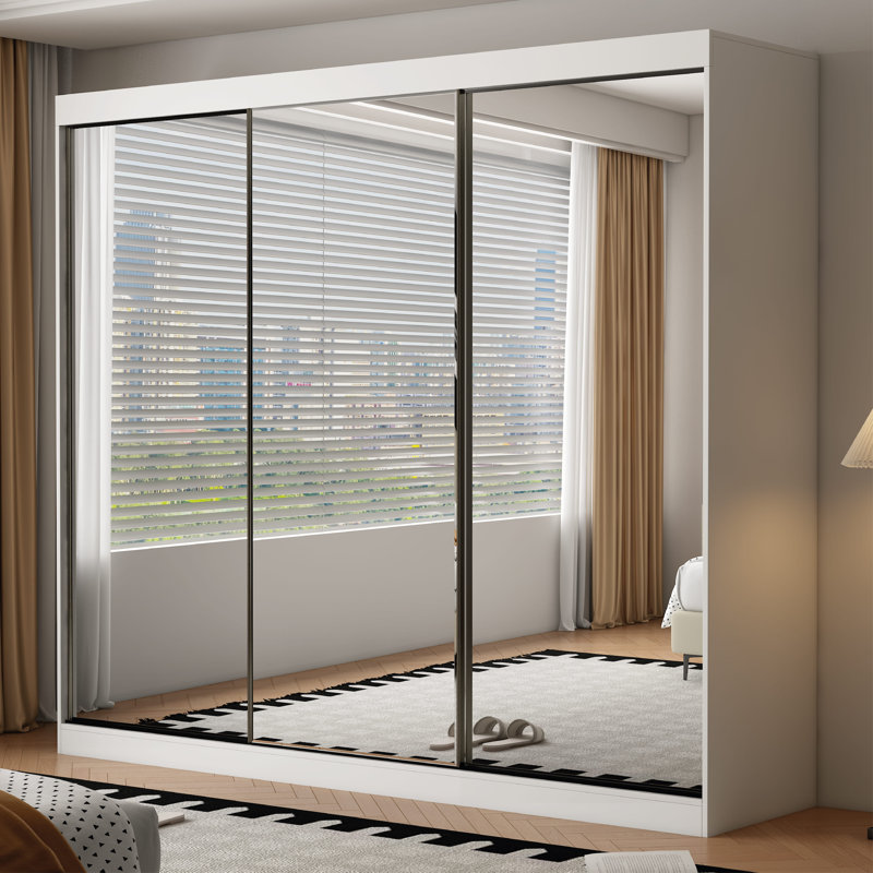 3 Door Manufactured Wood Wardrobe