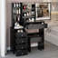 Meuble-lavabo 37 po avec tabouret rembourré-2112883972