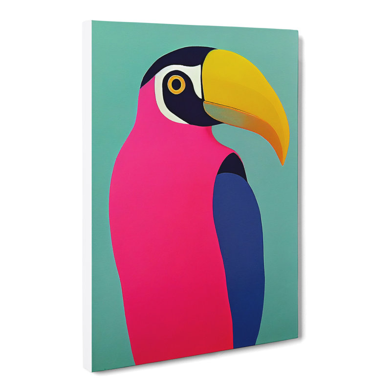 Toucan Abstract Vol.4 - Wrapped Canvas, 50cm H x 35cm W x 3cm D
