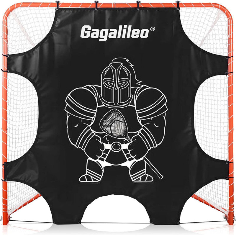 Heavy-Duty All-in-One Training Net - Replacement Target for 6'x6' Lacrosse Goals, Perfect for Pitching, Hitting & Batting Practice