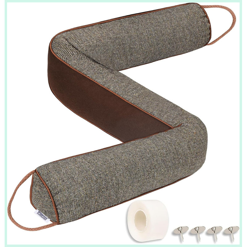 Under Door Draft Stoppers 32 Inch, Heavy Triangle Stop Draft Block
