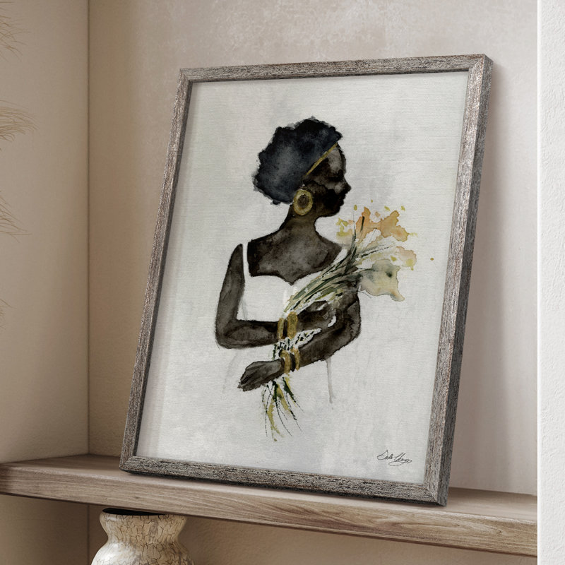 Soul Soul I, reproduction encadrée - bois massif, H 15 po x l 12 po